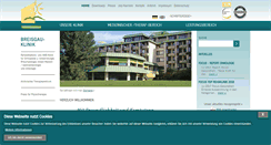 Desktop Screenshot of breisgau-klinik.de